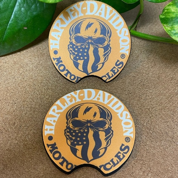 Motorcycle design Custom car coasters New set/2 - Picture 6 of 7